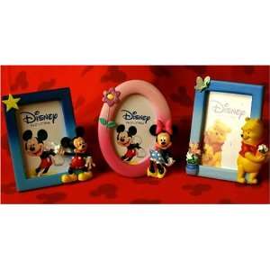  Set /3 Disney Mickey, Minnie & Pooh Frames