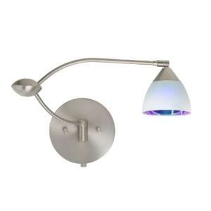  Besa 1WU 185895 SN Divi Wall Sconce SN Satin Nickel 