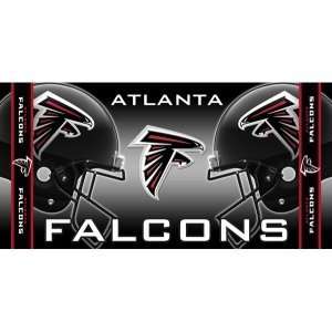 Atlanta Falcons Beach Towel Featuring Colorfast Team Graphics Fiber 