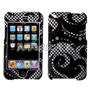 Ipod Touch 2nd 3rd Gen Checker Heart (Sparkle) Phone Protector Cover 