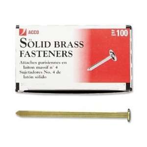  Acco Acco Solid Brass Round Head Fasteners ACC71509 