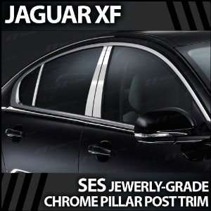  2009 2012 Jaguar XF 6pc. SES Chrome Pillar Trim Covers 