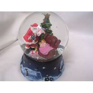  Christmas Snow Water Globe 6 Collectible ; Jolly Old St 