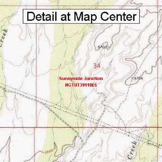   Map   Sunnyside Junction, Utah (Folded/Waterproof)