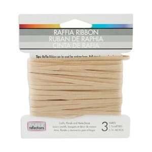  DMD Raffia Ribbon 3 Yards Kraft RAFFIA; 6 Items/Order 