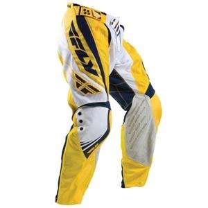  Fly Racing Youth Evolution Pants   2008   26/Navy/Yellow 