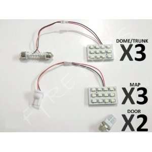  White 8 Lights LED Interior Package 82 LEDs Total Lexus IS 