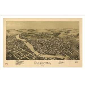  Historic Clearfield, Pennsylvania, c. 1895 (M) Panoramic 