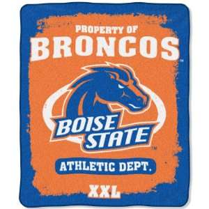  Boise State Broncos College Style 50x 60 Imprint Micro 
