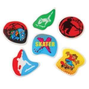  Skater Puffy Stickers Party Accessory Toys & Games