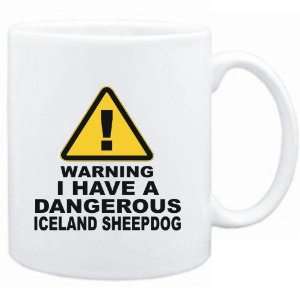   White  WARNING  DANGEROUS Iceland Sheepdog  Dogs