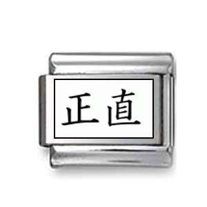  Kanji Symbol Honesty Italian charm Jewelry