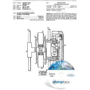  NEW Patent CD for MOTION TRANSMISSION DRIVE Everything 
