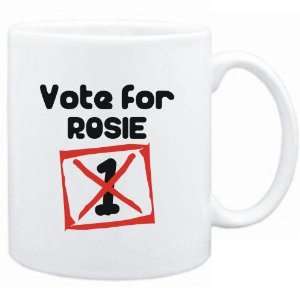  Mug White  Vote for Rosie  Female Names Sports 