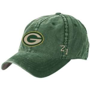  Mens Green Bay Packers Green Overdye Flex Slouch Hat 