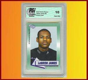 LeBron James 2002 Rookie Review High School Card #6 Adidas  