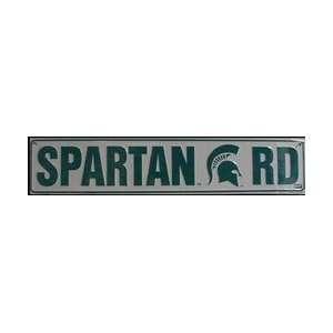  ST   053 Michigan State Spartan Rd. Road Street Sign 