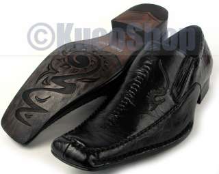 Aldo Men Dress Loafer Shoes Italian Style Black 8  