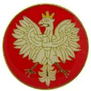  Poland Coat of Arms Pin 1 Arts, Crafts & Sewing