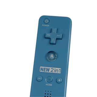 Blue Built in Motion plus Remote Controller and Nunchuck Pack 2 in 1 