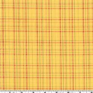  45 Wide Michael Miller Pretty Plaid Orange Fabric By The 