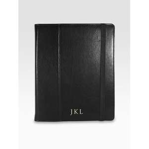  Graphic Image Personalized Leather Case for iPad   Black Electronics