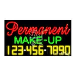  Permanent Make Up Neon Sign 20 inch tall x 37 inch wide x 