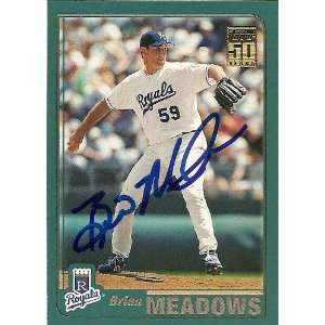  Brian Meadows Signed Kansas City Royals 2001 Topps Card 