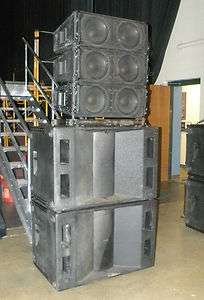 QSC Sound Speaker Tour System Subwoofers&Speakers Churched Owned Great 