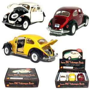  Superior Set of 3 Cars 1967 VW Classic Beetle 1/18 Scale 