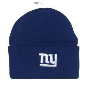 New York Giants NFL Team Apparel Blue Classic Cuffed Knit 