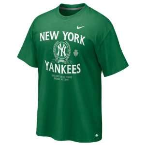 New York Yankees Nike Kelly Green St. Patricks Vintage Tri Blend T 