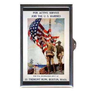  World War I U.S. Marines Flag Coin, Mint or Pill Box Made 