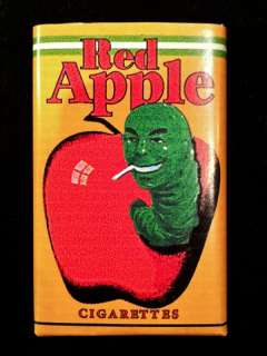 Pulp Fiction Red Apple Cigarette Pack, Framed  