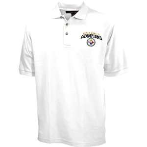 Pittsburgh Steelers Super Bowl XL Champions Simply the Best White Polo 