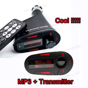 Car Auto Kit  Player Wireless Remote FM Transmitter Modulator USB 