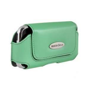  Mobile Glove Luxus Green Satin horizontal pouch for 