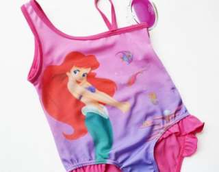NWT Girl Baby Ariel Swimsuit Swimwear 2 8Y Bikini Tankini Swimming 