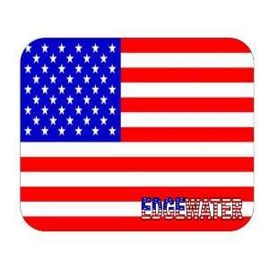  US Flag   Edgewater, Florida (FL) Mouse Pad Everything 