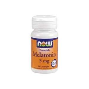  Melatonin Vitamin B 6 90 Loz 3 Mg ( Vegetarian Chewable )   NOW 