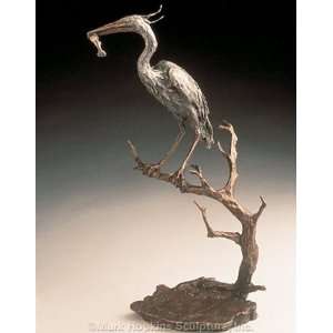  Heron Bronze Sculpture
