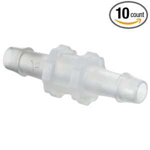   Connector , 500 Series Barbs, 3/16ID Tube, Polypropylene (Pack of 10