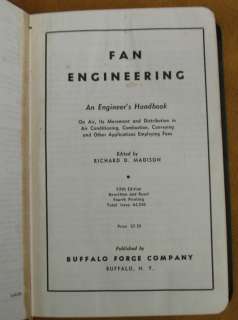 Fan Engineering Handbook Design Air Flow Buffalo Forge Air 
