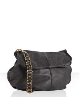 Tods slate suede chain link large hobo  