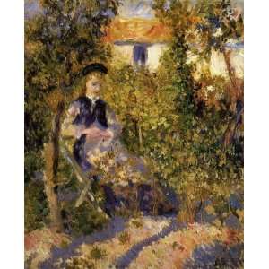  Oil Painting Nini in the Garden Pierre Auguste Renoir 