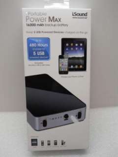   New   iSound DGIPAD 4544 16000mAh Universal USB Portable Power Charger