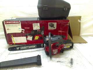 CRAFTSMAN 18IN GAS CHAINSAW 42 CC 35190 GASOLINE CHAIN SAW  