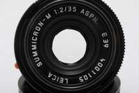 Leica Summicron M 35mm f/2 35/2 ASPH Black Paint  