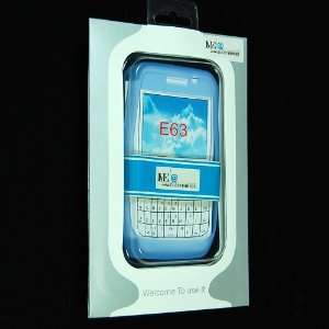 IVEA NEW BLUE SILICONE SOFT case cover for Nokia E63 Electronics