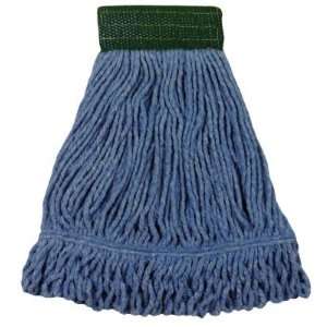    Looped End Mop Economy, Wide Band Medium Blue, 2/CA